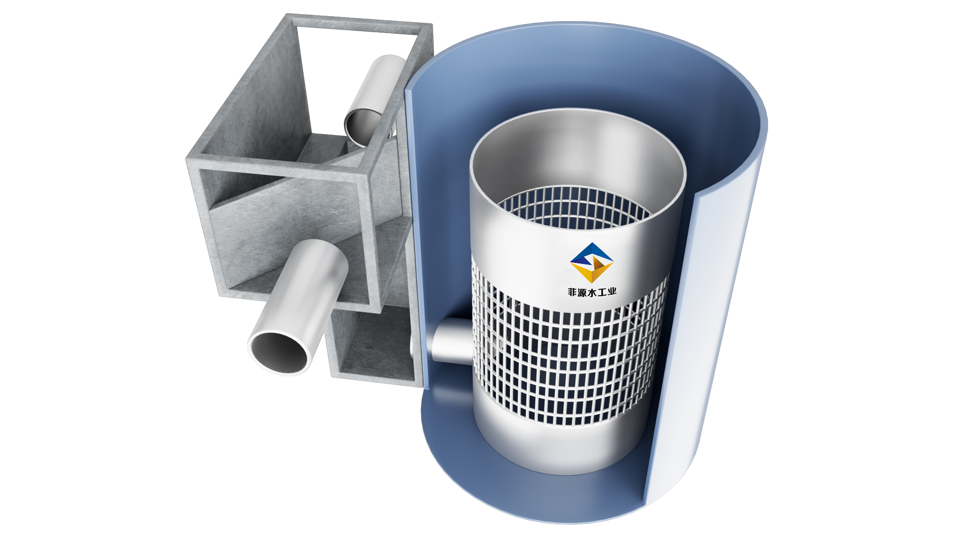 无动力拦渣旋流器