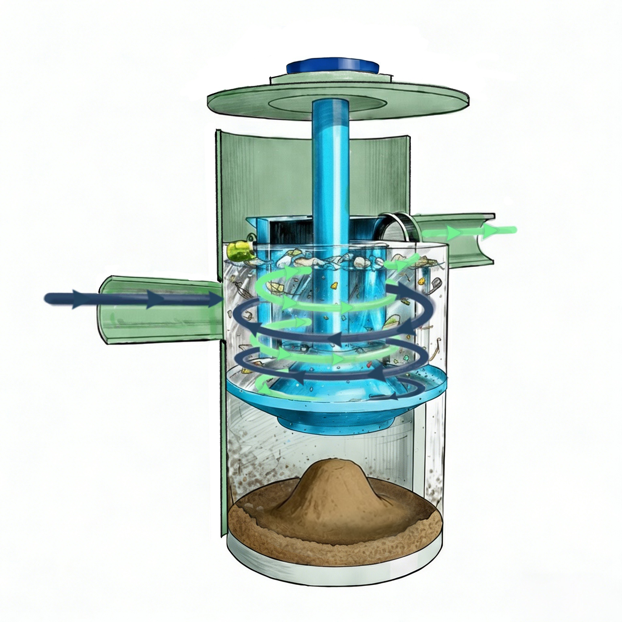 一体化水力旋流沉沙井 一体化水力旋流沉沙井